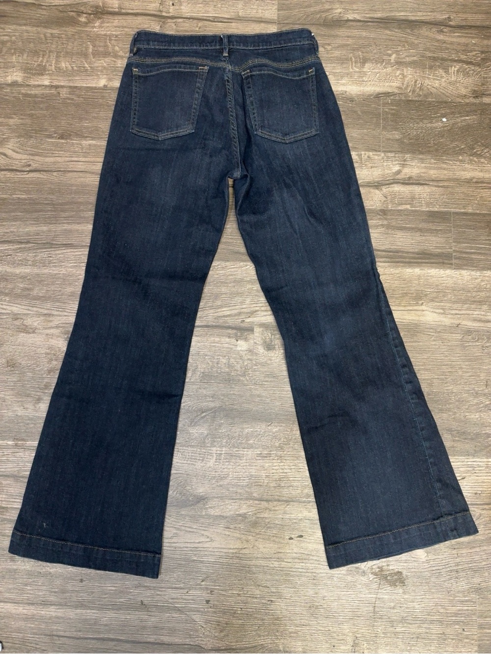 Banana Republic Dark Blue High-Rise Flare Jeans - Women - Picture 7 of 8